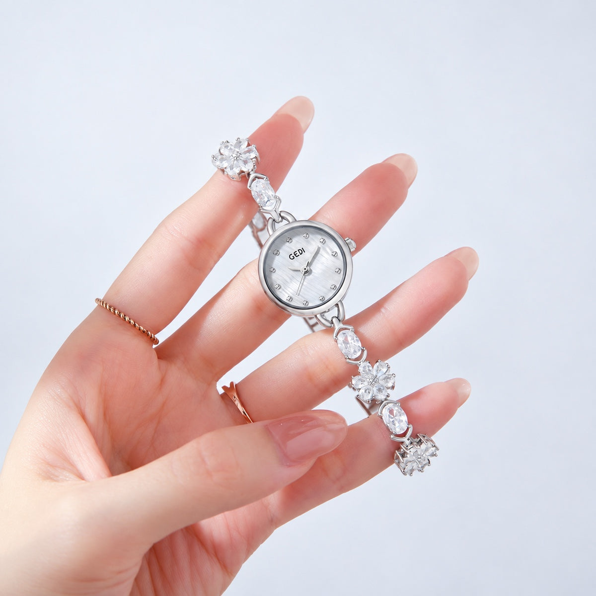 FLORÉA Crystal Bloom シルバー 手持ち